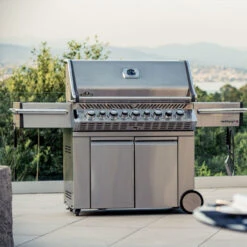 Napoleon Barbecue Gaz Napoléon Prestige Pro 665 SIBPSS 5 Brûleurs + 1 Latéral + 1 Arrière -Le Brasero Magique Boutique barbecue gaz napoleon pro 665 infrarouge inox 5