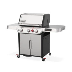 Barbecue Gaz Weber Genesis SX-325S 3 Brûleurs -Le Brasero Magique Boutique barbecue gaz weber genesis sx 325s inox 3 bruleurs 2