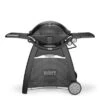 Barbecue Gaz Weber Q3200 Sur Chariot 2 Brûleurs -Le Brasero Magique Boutique barbecue gaz weber noir q 3200 chariot