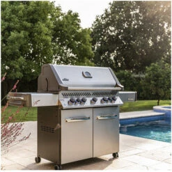 Napoleon Barbecue Gaz Napoléon Prestige 665 SIBPSS 5 Brûleurs + 1 Latéral + 1 Arrière -Le Brasero Magique Boutique bbq gaz napoleon prestige 665 infrarouge inox 2