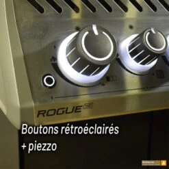 Napoleon Barbecue Gaz Napoléon Rogue SE 425 SIBPK 3 Brûleurs + 1 Latéral + 1 Arrière -Le Brasero Magique Boutique bbq gaz napoleon rogue rse425 rsibpk bruleur arriere 14