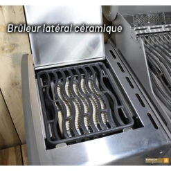 Napoleon Barbecue Gaz Napoléon Rogue SE 425 SIBPK 3 Brûleurs + 1 Latéral + 1 Arrière -Le Brasero Magique Boutique bbq gaz napoleon rogue rse425 rsibpk bruleur arriere 15