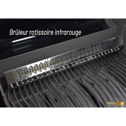 Napoleon Barbecue Gaz Napoléon Rogue SE 425 SIBPK 3 Brûleurs + 1 Latéral + 1 Arrière -Le Brasero Magique Boutique bbq gaz napoleon rogue rse425 rsibpk bruleur arriere 16