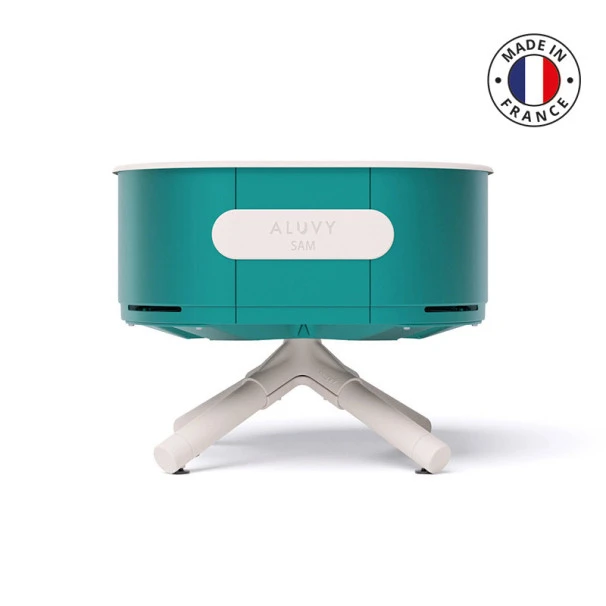 Braséro Aluvy Sam Originale (pied Blanc) Grilles Et Couvercle - 12 Couleurs 15 Braséro Aluvy Sam Originale (pied Blanc) Grilles Et Couvercle - 12 Couleurs – Image 13