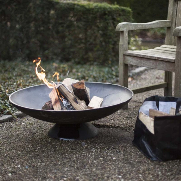 ESSCHERT DESIGN Braséro De Jardin Ø60 X H21 Cm Fonte + Grille Bbq 5 ESSCHERT DESIGN Braséro De Jardin Ø60 X H21 Cm Fonte + Grille Bbq – Image 3