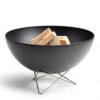 Braséro De Terrasse Sur Pieds Bas Höfats Bowl Ø57 X H35.5 Cm -Le Brasero Magique Boutique brasero hofats bowl sur pied bas