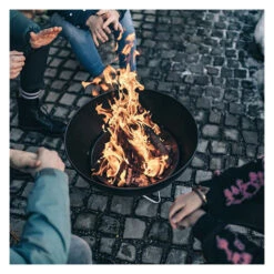 Braséro De Terrasse Sur Pieds Bas Höfats Bowl Ø57 X H35.5 Cm -Le Brasero Magique Boutique brasero hofats bowl sur pied bas 2