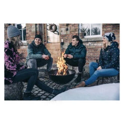 Braséro De Terrasse Sur Pieds Bas Höfats Bowl Ø57 X H35.5 Cm -Le Brasero Magique Boutique brasero hofats bowl sur pied bas 3