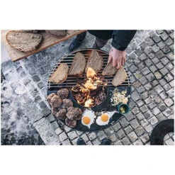 Braséro De Terrasse Sur Pieds Bas Höfats Bowl Ø57 X H35.5 Cm -Le Brasero Magique Boutique brasero hofats bowl sur pied bas 4