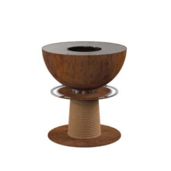 Braséro Plancha Masuria Juno 1000 Acier Corten -Le Brasero Magique Boutique brasero plancha masuria juno 1000 acier corten 2