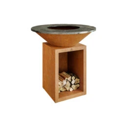 Braséro Plancha OFYR Classic Storage 100 Acier Corten -Le Brasero Magique Boutique brasero plancha ofyr storage 100 3