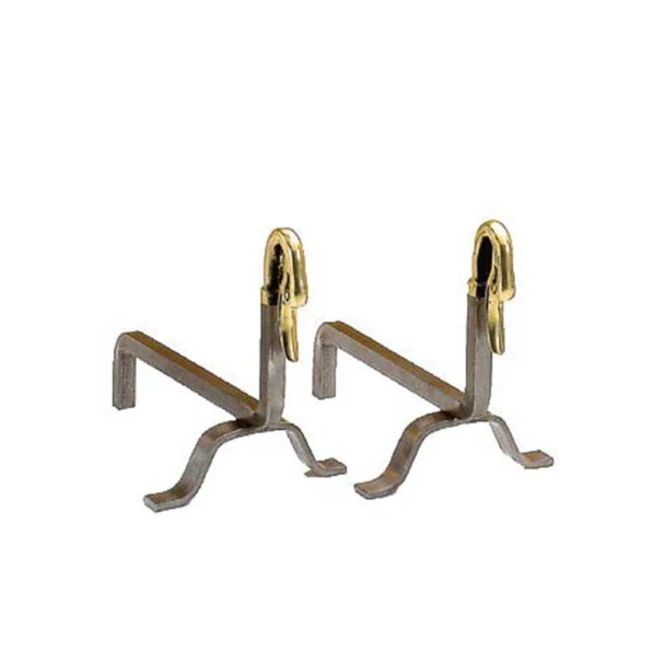 Chenets Cheminée Tête Canard Laiton 3 Chenets Cheminée Tête Canard Laiton