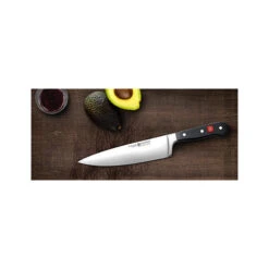 Couteau De Chef Wüsthof Ikon 23cm Noir 5 Couteau De Chef Wüsthof Ikon 23cm Noir -Le Brasero Magique Boutique couteau de chef ikon 23cm noir 1