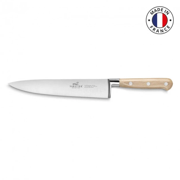 Couteau De Chef Sabatier Broceliande Hêtre 20cm 3 Couteau De Chef Sabatier Broceliande Hêtre 20cm