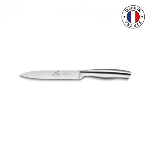 Couteau Légufruit Denté Sabatier Orys 12cm Inox 3 Couteau Légufruit Denté Sabatier Orys 12cm Inox