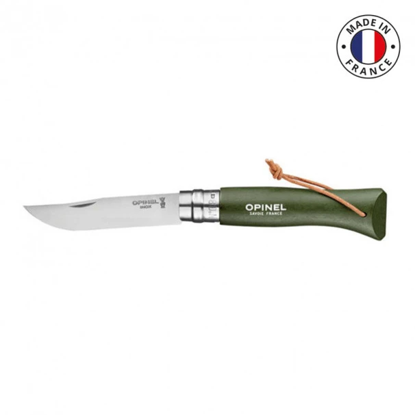 Couteau Opinel N°8 Baroudeur Kaki 3 Couteau Opinel N°8 Baroudeur Kaki