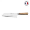 Couteau Sabatier Perigord Santoku Alvéolé 18cm Noyer 2 Couteau Sabatier Perigord Santoku Alvéolé 18cm Noyer -Le Brasero Magique Boutique couteau sabatier perigord santoku alveole 18cm noyer