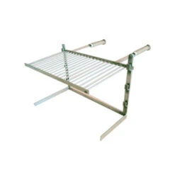 Ensemble Grille Barbecue De Cheminée Forge De Rodez 3 étages 60 X 32 Cm