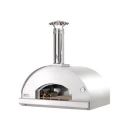 Four à Pizza à Bois Fontana Mangiafuoco Inox