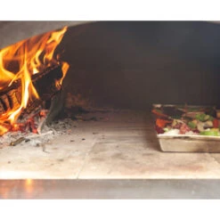 Four à Pizza à Bois Fontana Mangiafuoco Inox -Le Brasero Magique Boutique four a pizza mangiafuoco a poser inox 4