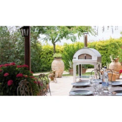Four à Pizza à Bois Fontana Mangiafuoco Inox Sur Chariot -Le Brasero Magique Boutique four fontana mangiafuoco inox sur chariot 4