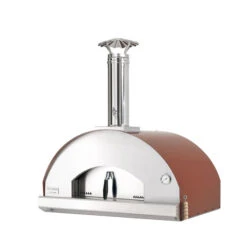 Four à Pizza à Bois Fontana Mangiafuoco Rouge