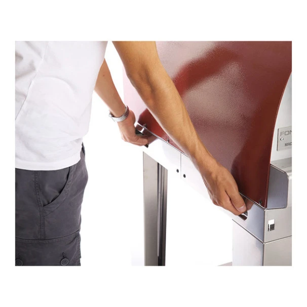 Four à Pizza à Bois Fontana Marinara Rouge Sur Chariot 7 Four à Pizza à Bois Fontana Marinara Rouge Sur Chariot – Image 5