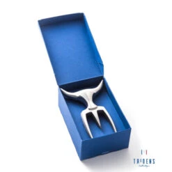 Fourchette à Découper Tridens En Acier Brossé -Le Brasero Magique Boutique fourchette a decouper brossee tridens 3
