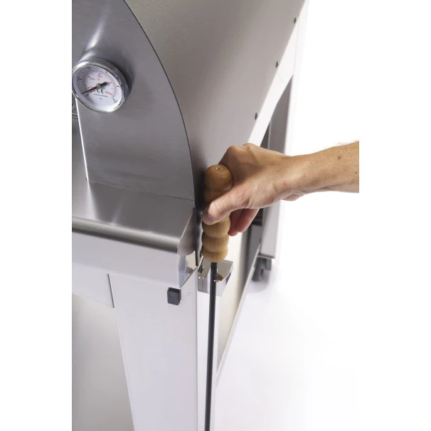 Four à Pizza à Bois Fontana Mangiafuoco Anthracite Sur Chariot 5 Four à Pizza à Bois Fontana Mangiafuoco Anthracite Sur Chariot – Image 3