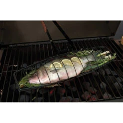 Grille à Poisson Barbecue Charcoal Companion 21x51 Cm -Le Brasero Magique Boutique grille a poisson 21x51 cm 2