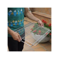 Grille Extensible Barbecue 60/70 X 40 Cm Inox -Le Brasero Magique Boutique grille extensible en inox sauvic 60 70 x 40 cm 3