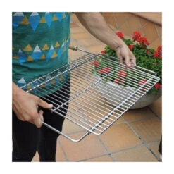 Grille Extensible Barbecue 60/70 X 40 Cm Inox -Le Brasero Magique Boutique grille extensible en inox sauvic 60 70 x 40 cm 4
