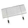 Grille Universelle Cook'in Garden Recoupable 100 X 40 Cm Acier -Le Brasero Magique Boutique grille universelle acier recoupable 100x40 cm