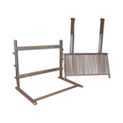 Ensemble Grille Barbecue De Cheminée Forge De Rodez 3 étages 60 Cm -Le Brasero Magique Boutique grilloir pour cheminee forge de rodez 3 etages 60 cm 1