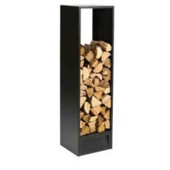 Porte Bûches Major Noir Givre 145X39X35