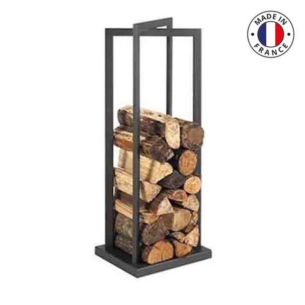 Porte Bûches Vertigo Noir XL 3 Porte Bûches Vertigo Noir XL