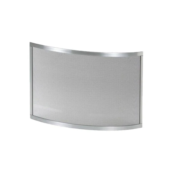 Pare-feu Cheminée 75 X 50 Cm Acier Brossé Galbé 3 Pare-feu Cheminée 75 X 50 Cm Acier Brossé Galbé