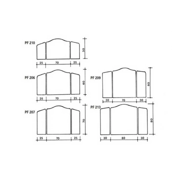 Pare-feu 3 Volets 25+70+25 X 70 Pour Cheminée 5 Pare-feu 3 Volets 25+70+25 X 70 Pour Cheminée – Image 3