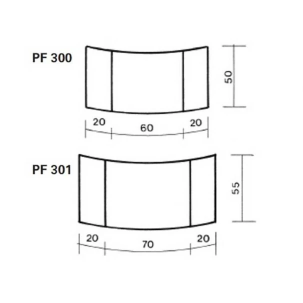 Pare-feu 3 Volets 20+60+20 X 50 Pour Cheminée 4 Pare-feu 3 Volets 20+60+20 X 50 Pour Cheminée – Image 2