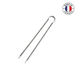 Pince à Bûches Cheminée Tribu Grise 70cm