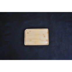 Planche à Découper Avec Rigole En Bambou 26 X 18 Cm -Le Brasero Magique Boutique planche a decouper bambou avec rigole s 1