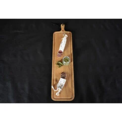 Planche à Découper Avec Rigole En Chêne Massif 19 X 70 Cm -Le Brasero Magique Boutique planche a decouper dutchdeluxes 19 x 70 cm 5