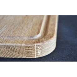 Planche à Découper Avec Rigole En Chêne Massif 34 X 70 Cm -Le Brasero Magique Boutique planche a decouper dutchdeluxes en chene massif xl 34 x 70 cm 2