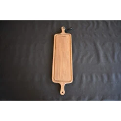 Planche à Découper Avec Rigole En Chêne Massif 19 X 78 Cm -Le Brasero Magique Boutique planche a decouper dutchdeluxes xl slim fit en chene 19 x 78 cm 1