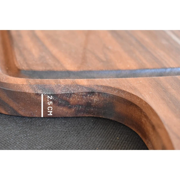 Planche à Découper Avec Rigole En Noyer 19 X 78 Cm 7 Planche à Découper Avec Rigole En Noyer 19 X 78 Cm – Image 5