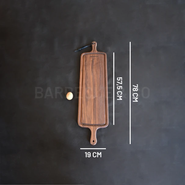 Planche à Découper Avec Rigole En Noyer 19 X 78 Cm 3 Planche à Découper Avec Rigole En Noyer 19 X 78 Cm