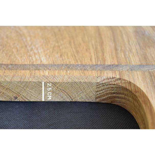 Planche à Découper Avec Rigole En Chêne Massif 34 X 55 Cm 6 Planche à Découper Avec Rigole En Chêne Massif 34 X 55 Cm – Image 4