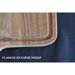 Planche à Découper Avec Rigole En Chêne Massif 34 X 55 Cm 12 Planche à Découper Avec Rigole En Chêne Massif 34 X 55 Cm -Le Brasero Magique Boutique planche a decouper dutchdeluxes xl square en chene 34 x 55 cm 3