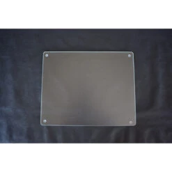 Planche à Découper En Verre Transparent 50 X 40 Cm -Le Brasero Magique Boutique planche a decouper en verre transparent pebbly 50 x 40 cm 1