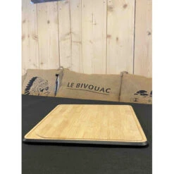 Planche à Découper Avec Rigole En Bambou 50 X 40 Cm 8 Planche à Découper Avec Rigole En Bambou 50 X 40 Cm -Le Brasero Magique Boutique planche a decouper l noir 2